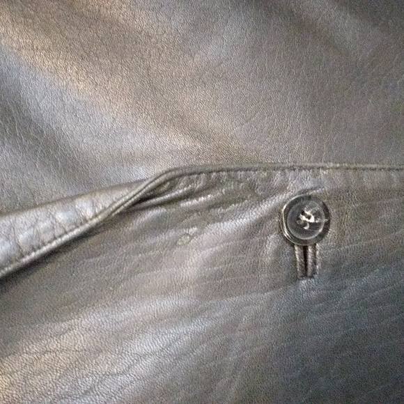 Leather Trench Jacket - Picture 3 of 9